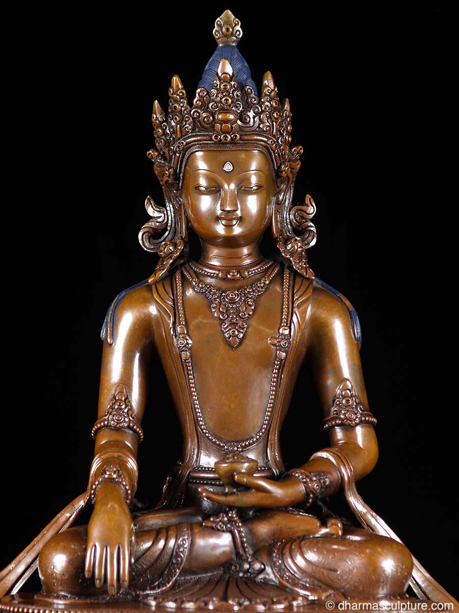 Bhumisparsha Mudra Shakyamuni Buddha Statue (7n61)